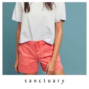 Sanctuary x Anthropologie Stretch Utility Shorts